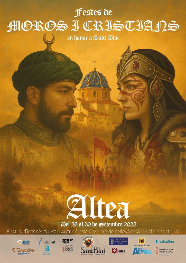 Cartell de les Festes de Moros i Cristians d'Altea 2025 - Pere Barber